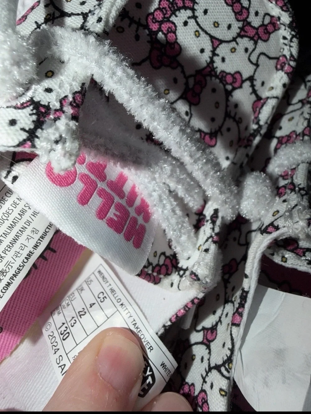 Hello Kitty Pink & White Hey Dudes C5